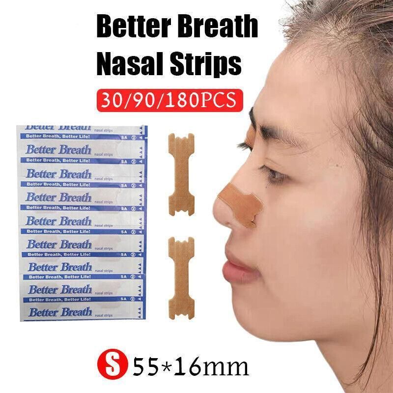 Nasal Strips Stop Snoring Breathe Better Easy Right Anti Snore Nose Strip view 2