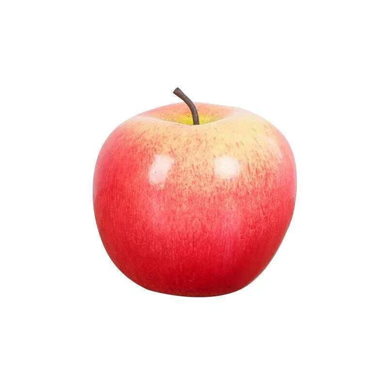 10 X Artificial Green or Red Apples for Home Party Wedding and Shop Decor - Red view 4