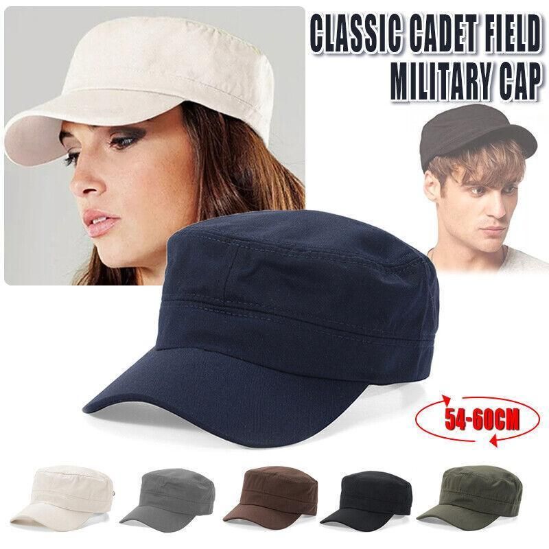 Army Plain Hat Classic Cadet Field Military Cap Style Patrol Baseball view 2