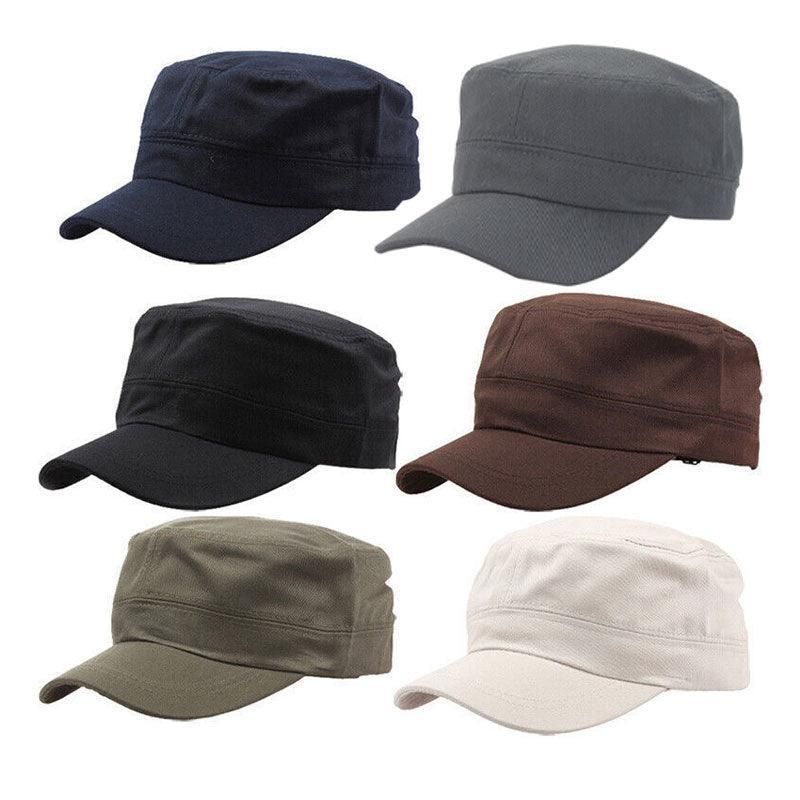 Army Plain Hat Classic Cadet Field Military Cap Style Patrol Baseball view 3