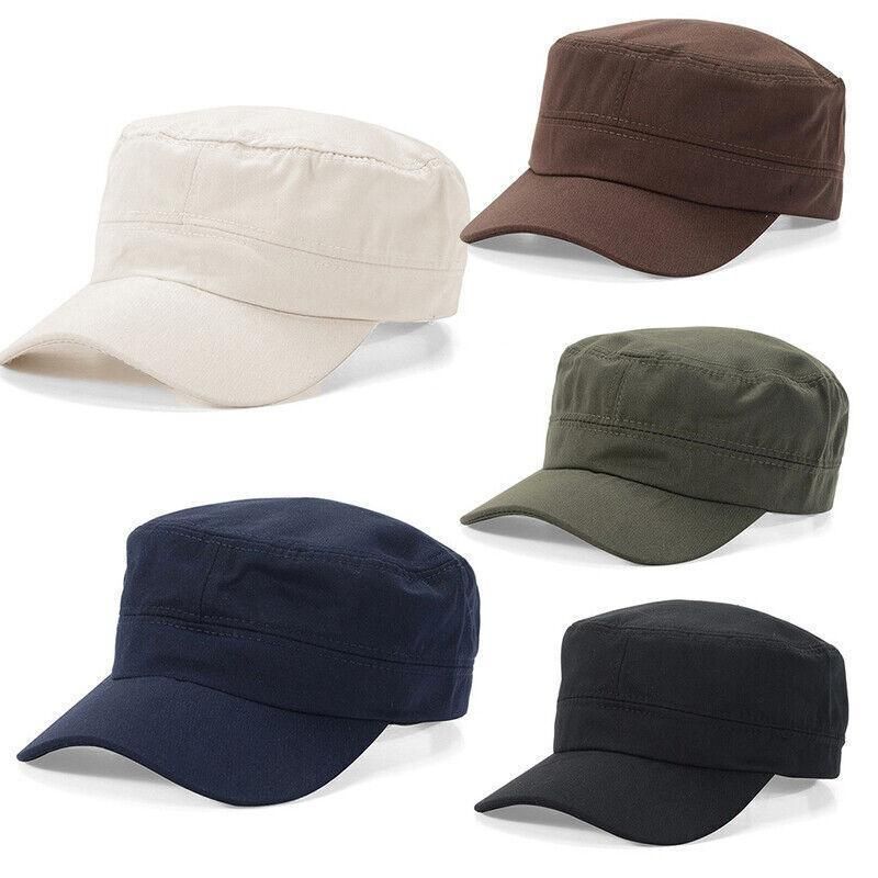 Army Plain Hat Classic Cadet Field Military Cap Style Patrol Baseball view 9