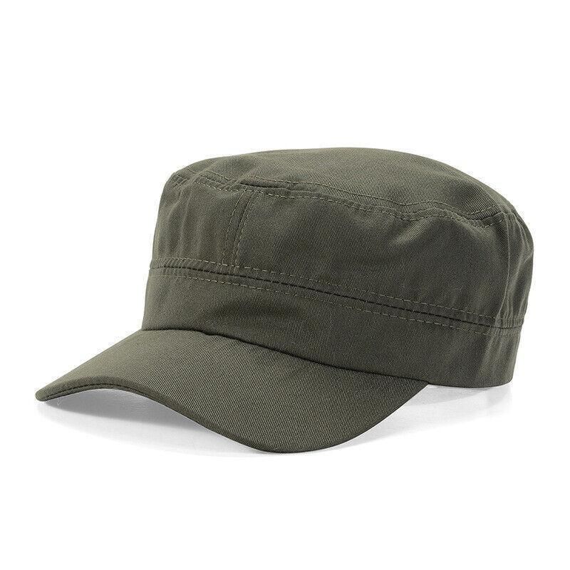 Army Plain Hat Classic Cadet Field Military Cap Style Patrol Baseball view 10