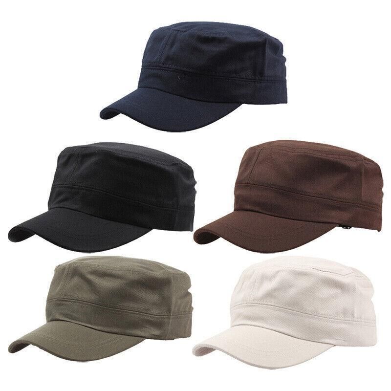 Army Plain Hat Classic Cadet Field Military Cap Style Patrol Baseball view 12