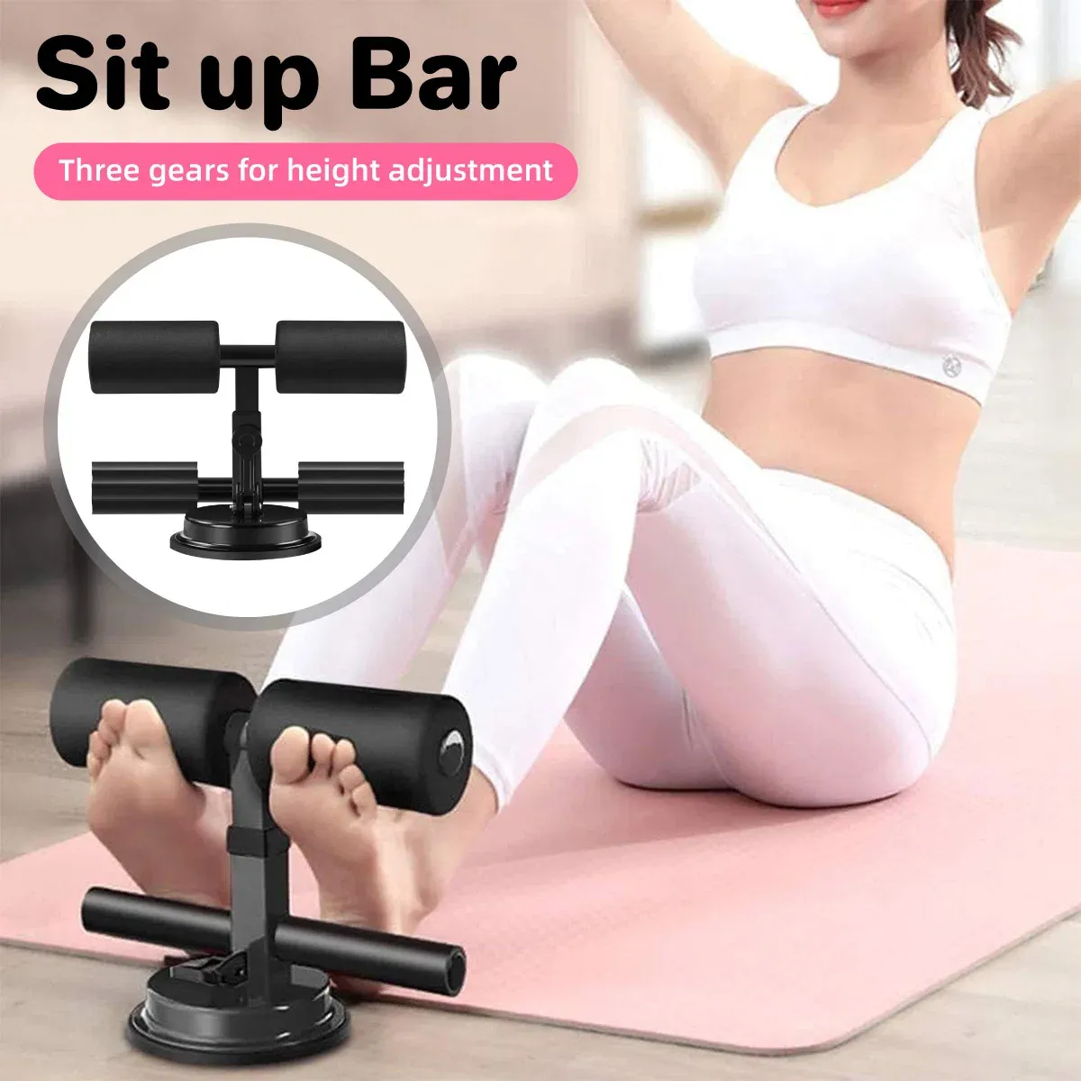 Sit Up Assistant Device Home Gym Equipment Foot Support Abdominal Exercise Tool