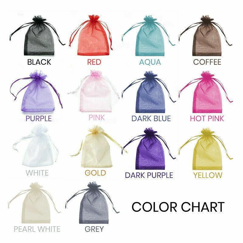 Organza Bag Sheer Bags Jewellery Wedding Candy Packaging Sheer Bags 10*15 cm view 8