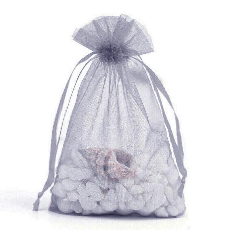 50PCS Organza Bag Sheer Bags Jewellery Wedding Candy Packaging Sheer Bags view 12