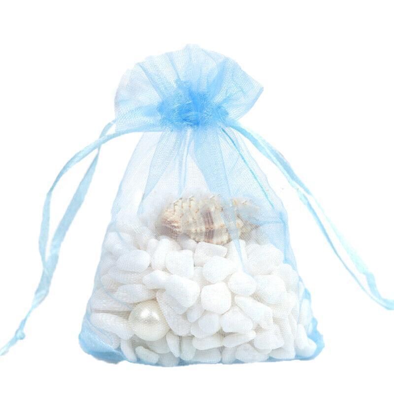 50PCS Organza Bag Sheer Bags Jewellery Wedding Candy Packaging Sheer Bags 9*12 — image 1