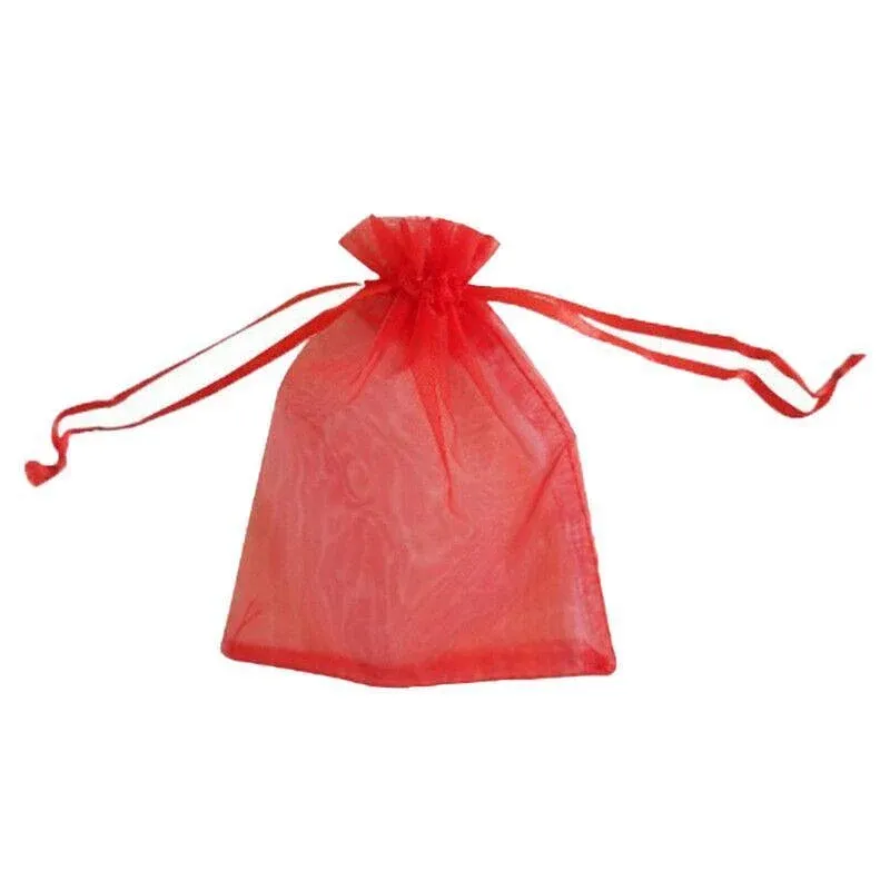 50PCS Organza Bag Sheer Bags Jewellery Wedding Candy Packaging Sheer Bags 9*12 — image 1