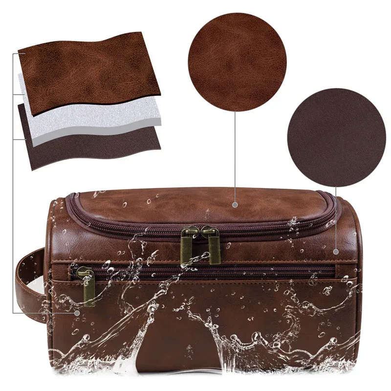 Large Capacity Waterproof Travel Toiletry Bag Cosmetic Organizer view 6