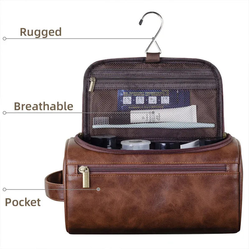 Large Capacity Waterproof Travel Toiletry Bag Cosmetic Organizer view 7