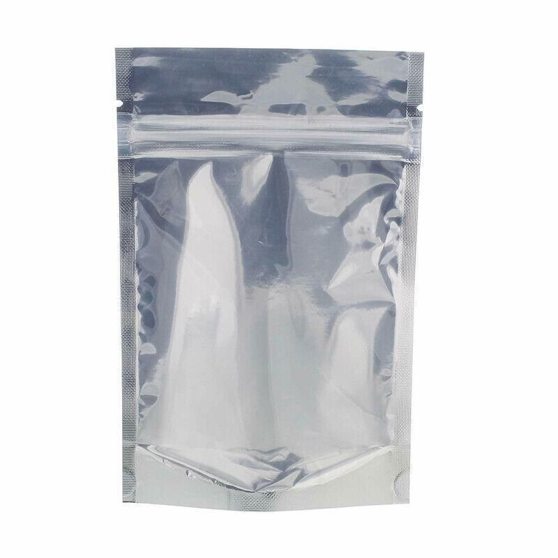 Clear Aluminum Foil Mylar Stand Up Retail Bags Zip Lock Pouches Pouch view 3