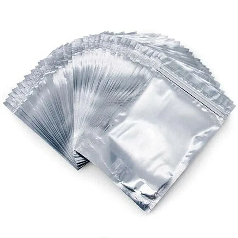 Clear Aluminum Foil Mylar Stand Up Retail Bags Zip Lock Pouches Pouch view 8