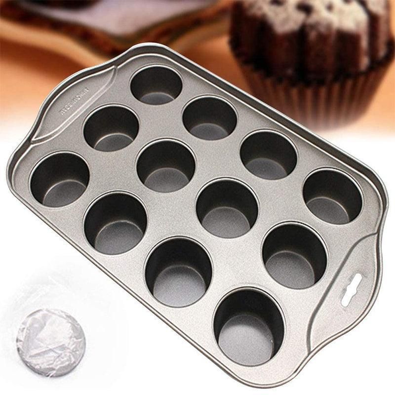 12 Cups Individual Mini Cheesecake Pan with Loose Base view 3
