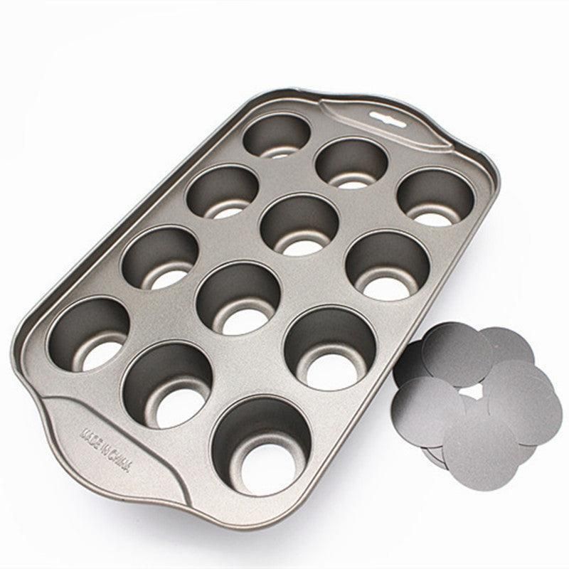 12 Cups Individual Mini Cheesecake Pan with Loose Base view 13