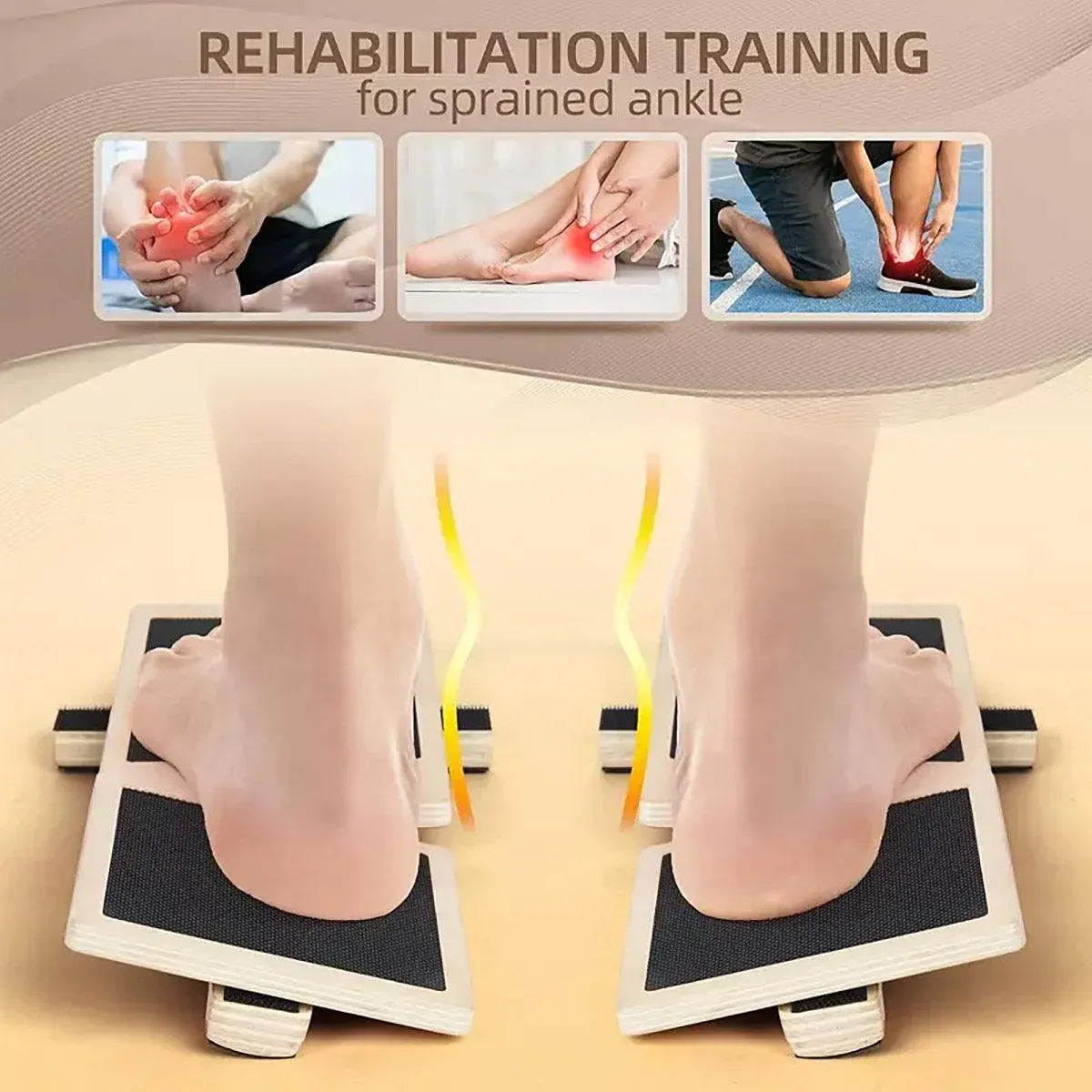 Wooden Yoga Foot Stretching Balance Board Training New Ballet Single Leg Balance view 6