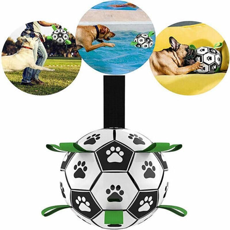 Interactive Pet Football Dog Toys Grab Tabs Outdoor Training Soccer Chew Balls view 8