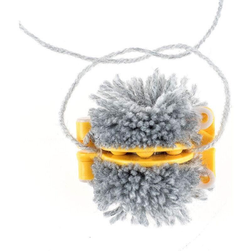 8Pcs Pompom Maker Kit 3.5/5.5/7/9Cm 4 Sizes Knitting L-Oom Diy Pom Pom Maker view 7