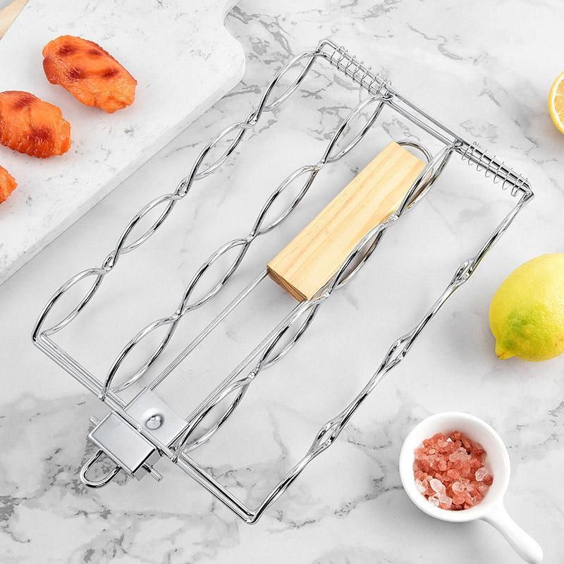Folding Handle Corn Grill Clip Anti Scald Barbecue Tool for Home Outdoor Cooking view 11