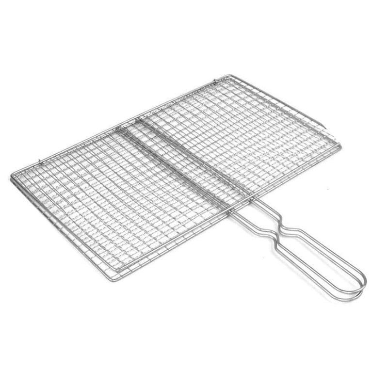 Bbq Fish Grilling Basket Grill Camping Net Meat Vegetable Cooking Kitchen Tool view 2