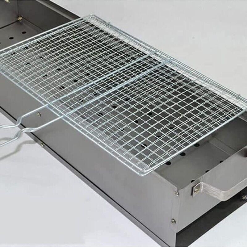 Bbq Fish Grilling Basket Grill Camping Net Meat Vegetable Cooking Kitchen Tool view 11