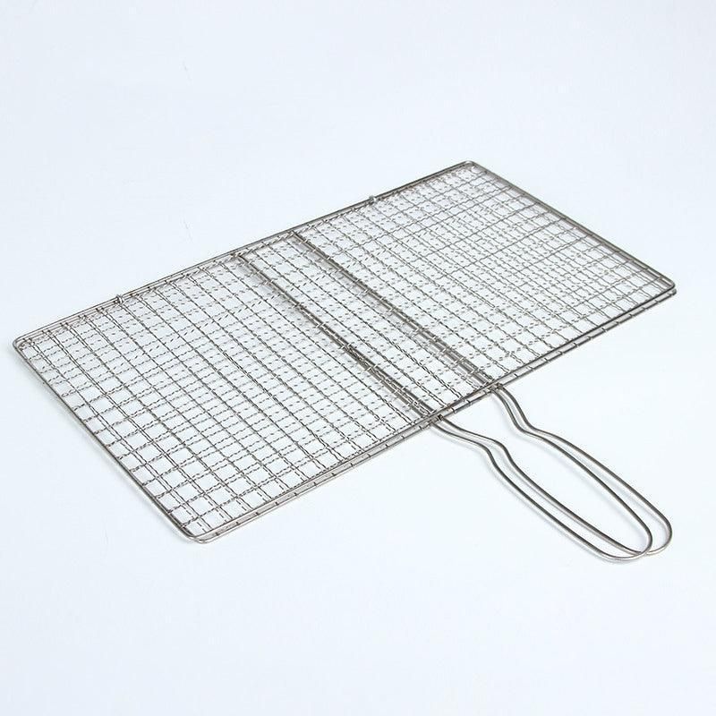 Bbq Fish Grilling Basket Grill Camping Net Meat Vegetable Cooking Kitchen Tool view 12