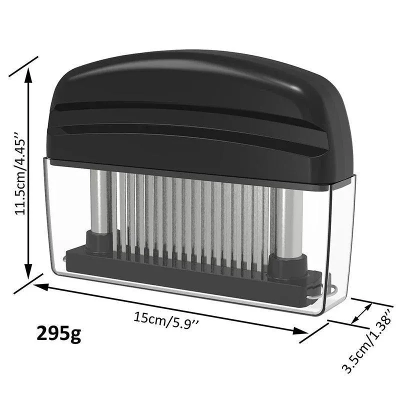 48-Blade Stainless Steel Meat Tenderizer Tool for Steak Pork Chicken Lamb view 3