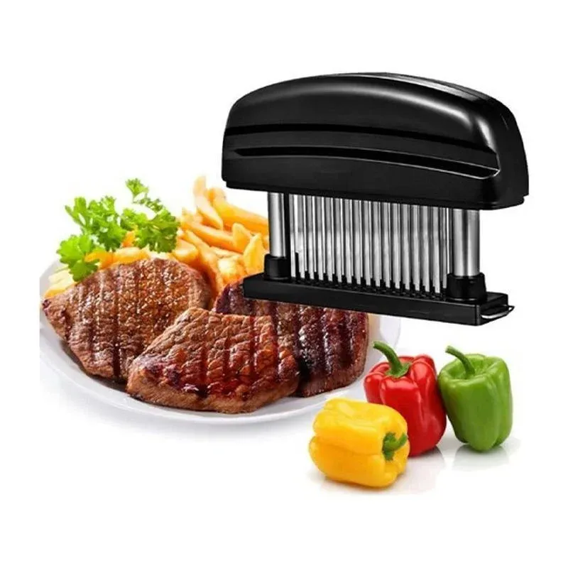48-Blade Stainless Steel Meat Tenderizer Tool for Steak Pork Chicken Lamb view 7