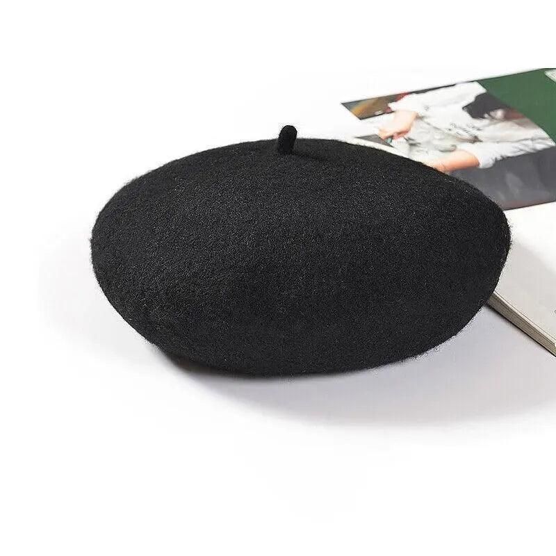 Women Ladies Beanie Wool French Beret Newsboy Hat Cap Winter Warm Hats Girls view 5