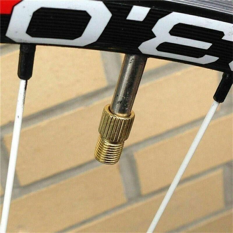 Bicycle Pump Adapters Converter Presta To Schrader Bike Valve Tyre Connector view 5