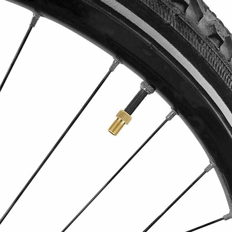 Bicycle Pump Adapters Converter Presta To Schrader Bike Valve Tyre Connector view 7
