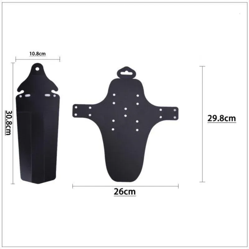Mountain Bike Mud Guard Set Lightweight Front and Rear Fenders for MTB Bicycle view 3
