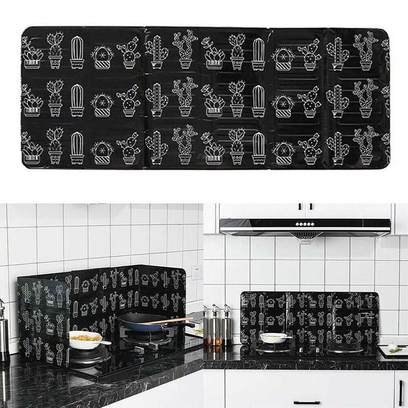 Kitchen Oil Splash Guard Wall Foil Protector Stove Cover Removable Baffle view 8