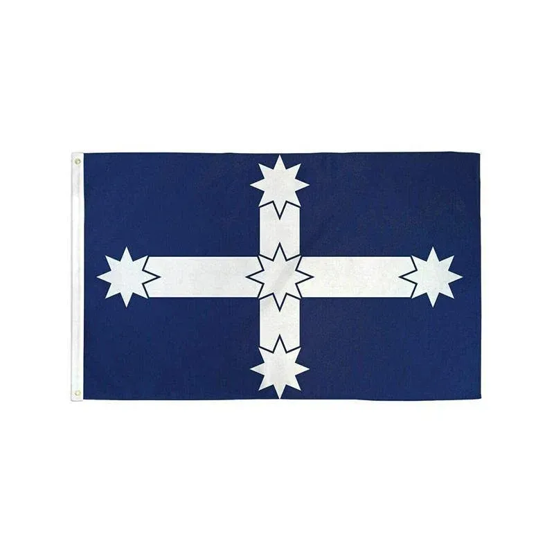 Eureka Stockade Flag 90x150cm Southern Cross Australian Polyester Banner view 2