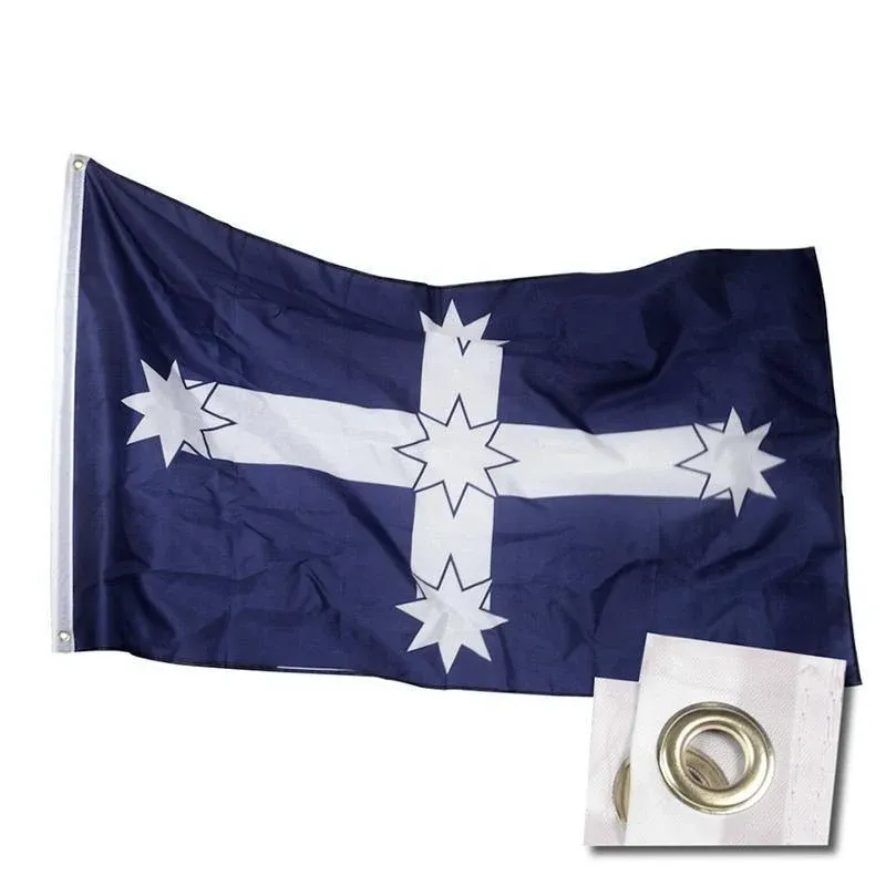 Eureka Stockade Flag 90x150cm Southern Cross Australian Polyester Banner view 7