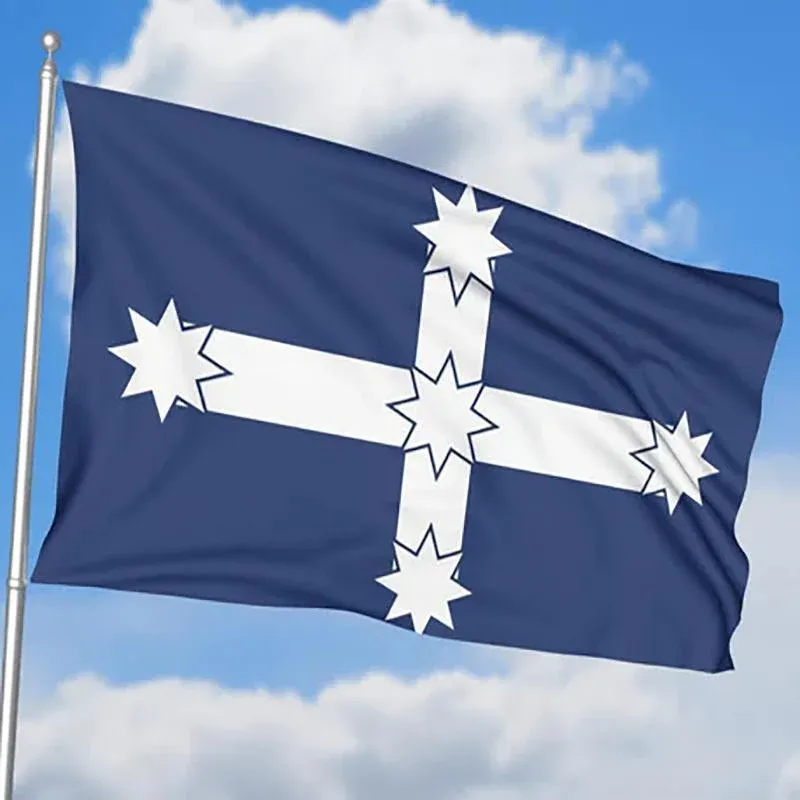Eureka Stockade Flag 90x150cm Southern Cross Australian Polyester Banner view 10