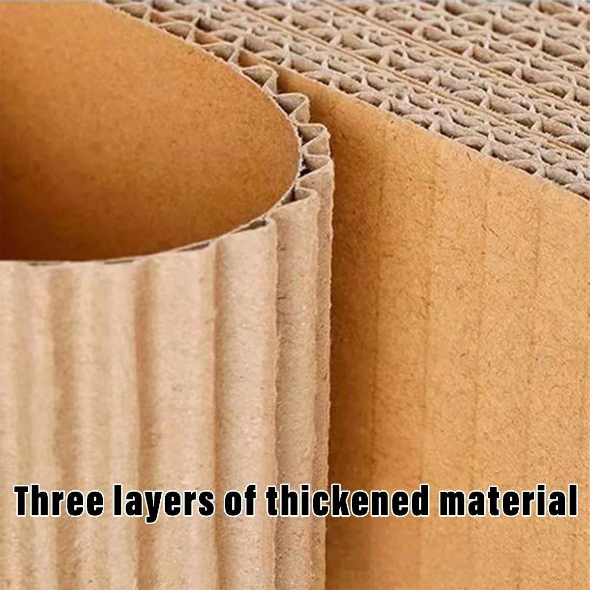 50pcs Corrugated Cardboard Sheets Express Carton Spacer Gasket Packing view 5