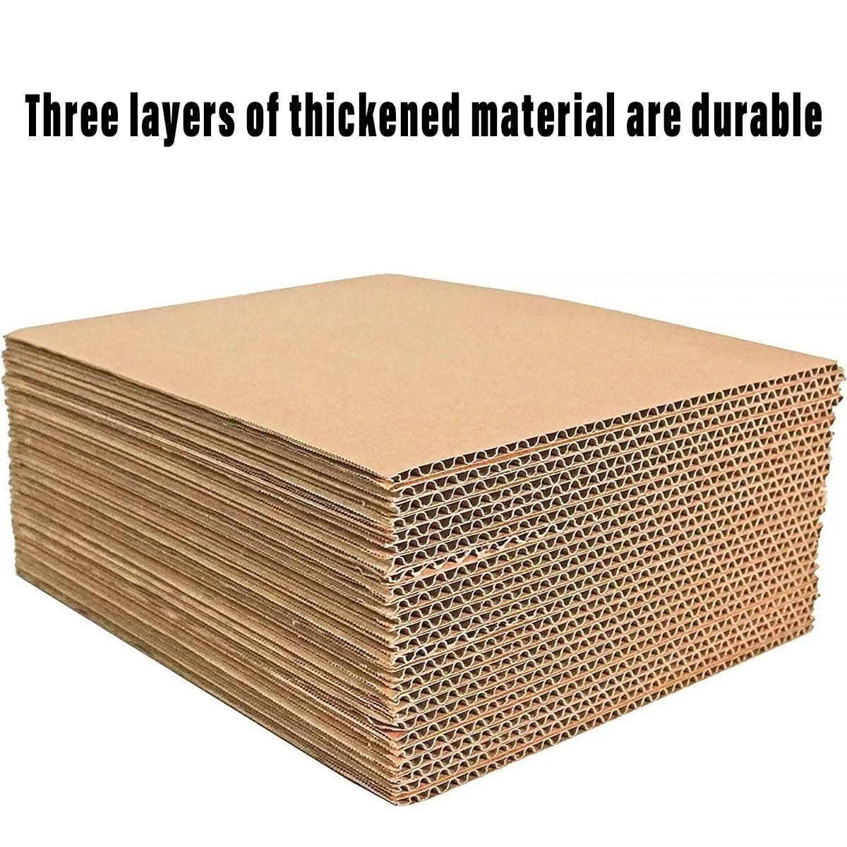 50pcs Corrugated Cardboard Sheets Express Carton Spacer Gasket Packing view 11