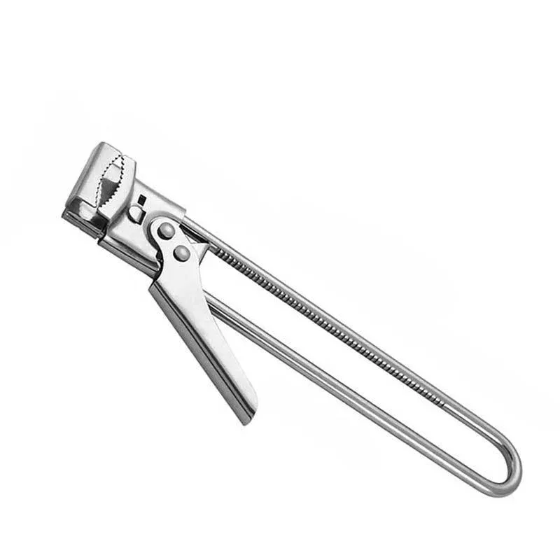 Bottle Opener Multifunctional Beer Adjustable Stainless Steel Jar Lid Gripper Au view 2