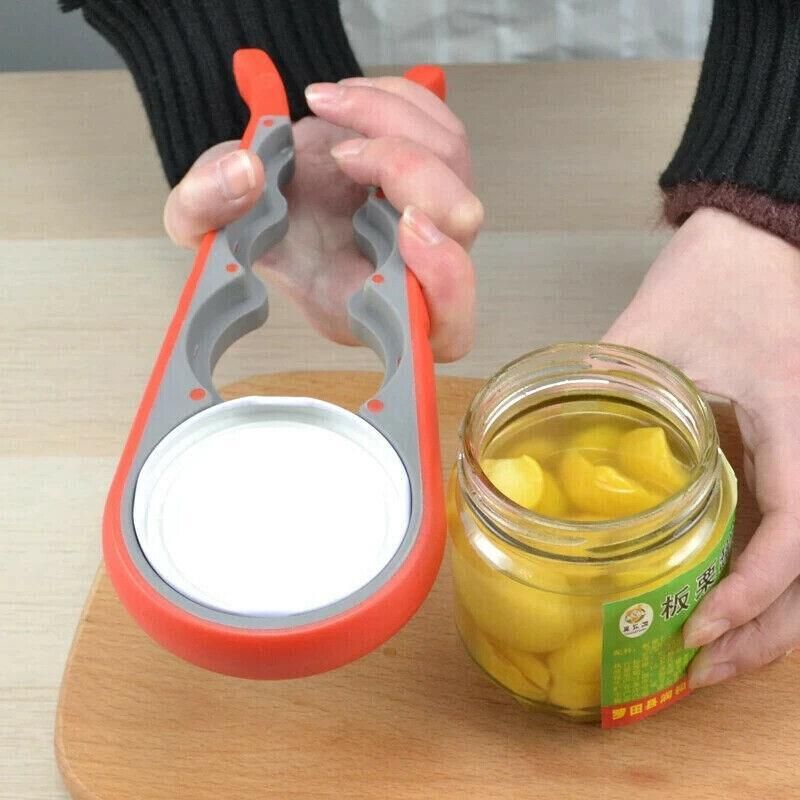 Silicone Jar Can Opener Multi-Purpose Lids Cap Arthritis Bottle Opener Easy view 6