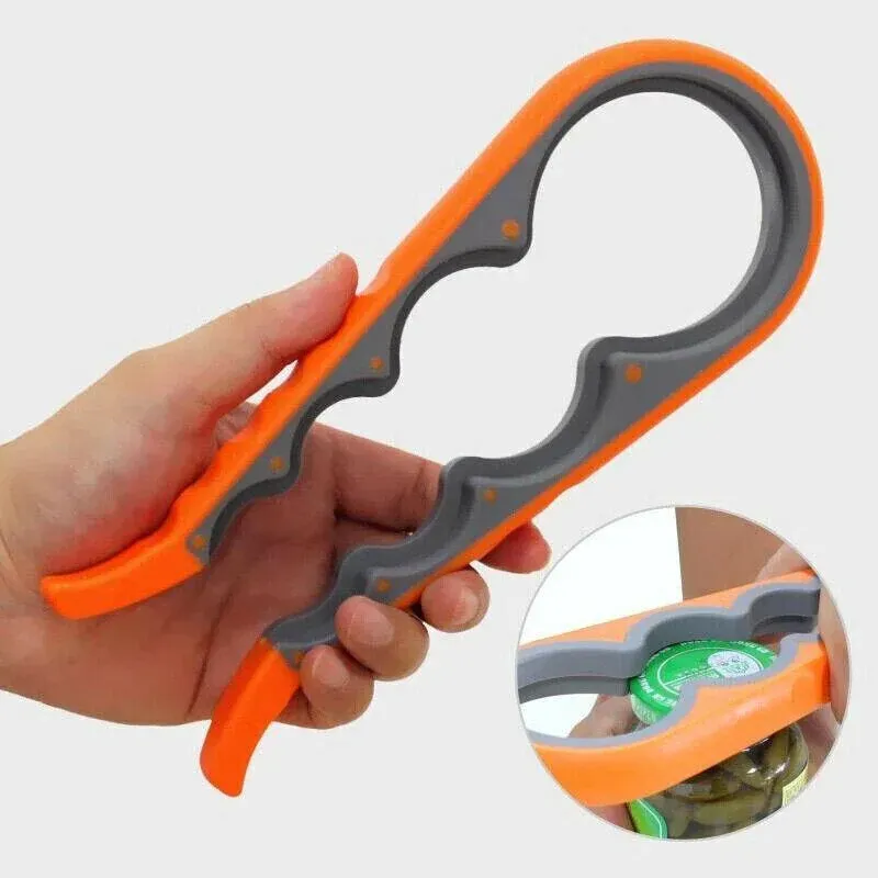 Silicone Jar Can Opener Multi-Purpose Lids Cap Arthritis Bottle Opener Easy view 8