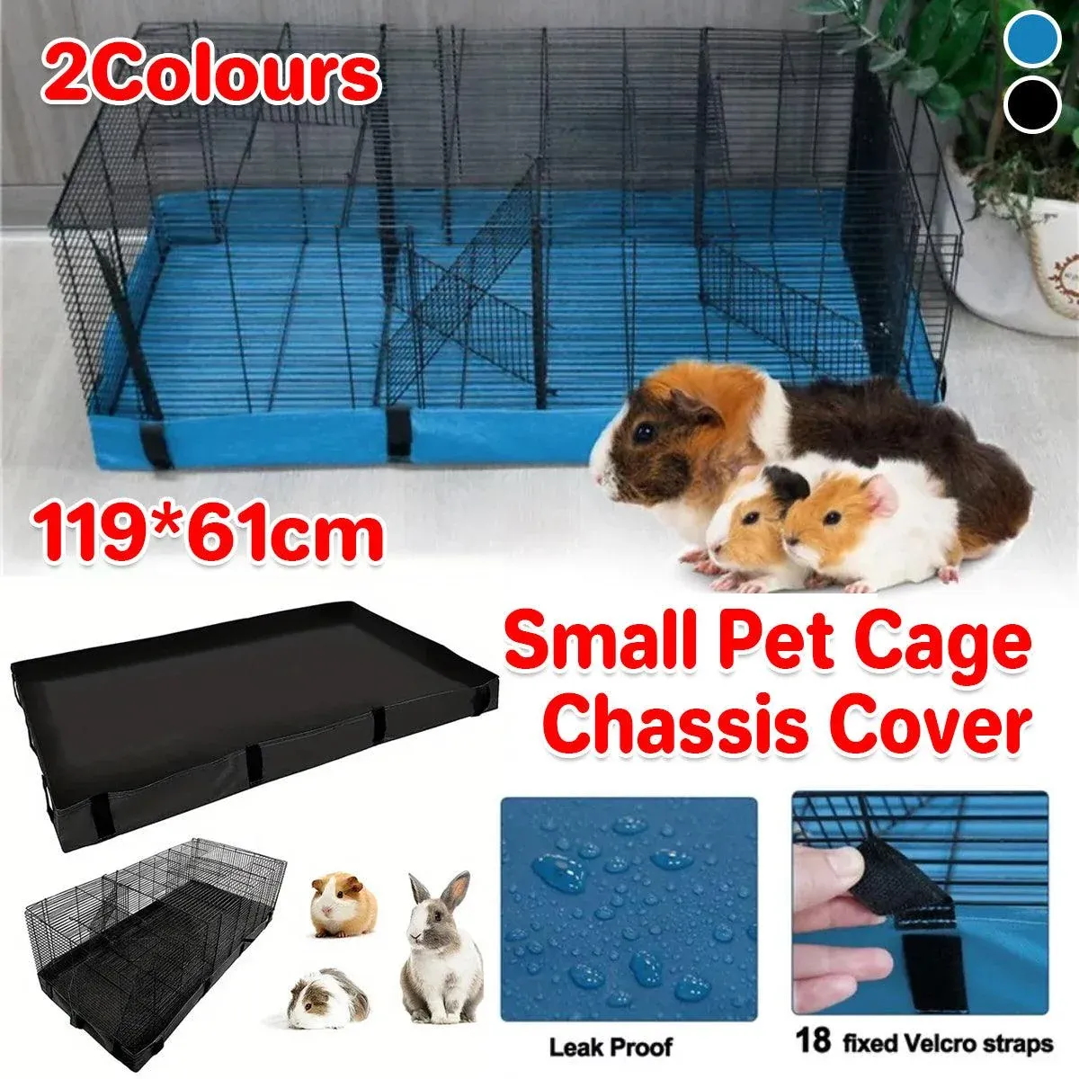 Waterproof Small Pet Crate Sump Cover Dirt Resistant Mat Easy to Clean view 2