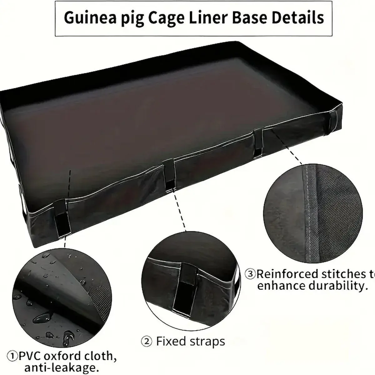 Waterproof Small Pet Crate Sump Cover Dirt Resistant Mat Easy to Clean view 5