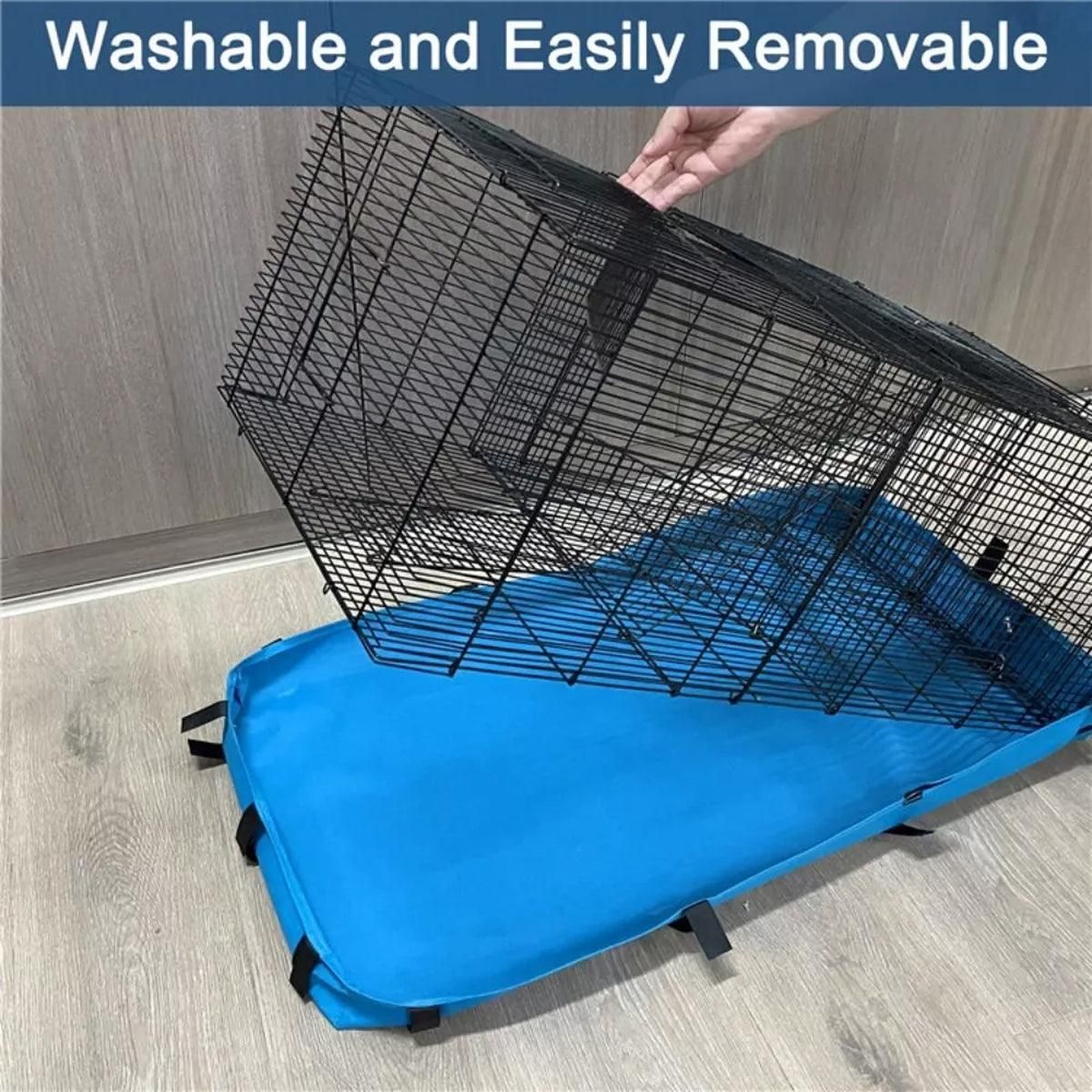 Waterproof Small Pet Crate Sump Cover Dirt Resistant Mat Easy to Clean view 11