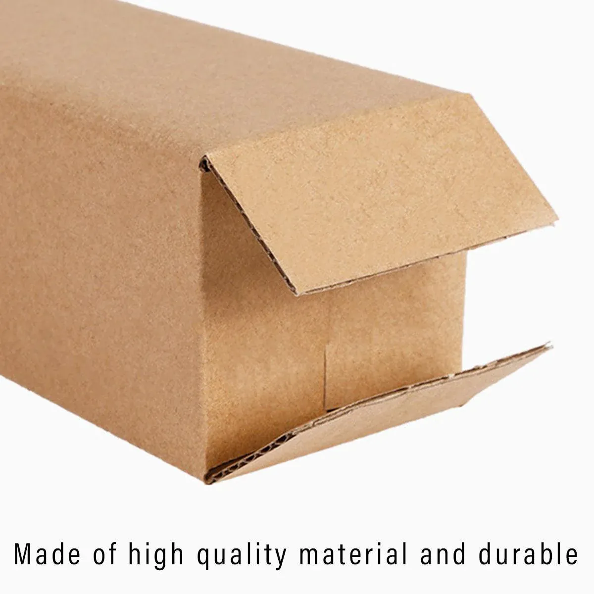 50pcs Long Strip Carton Flat Square Durable Shipping Boxes for Packaging view 7
