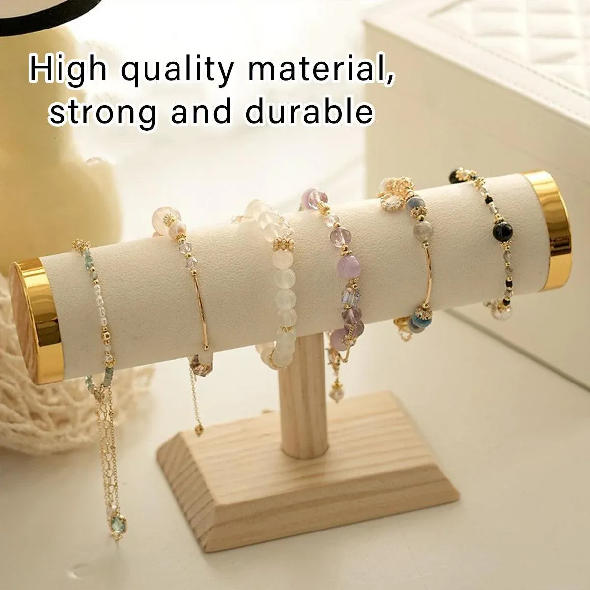 Jewellery Display Stand Bracelet Bangle Holder Storage Rack Desktop Organizer view 4