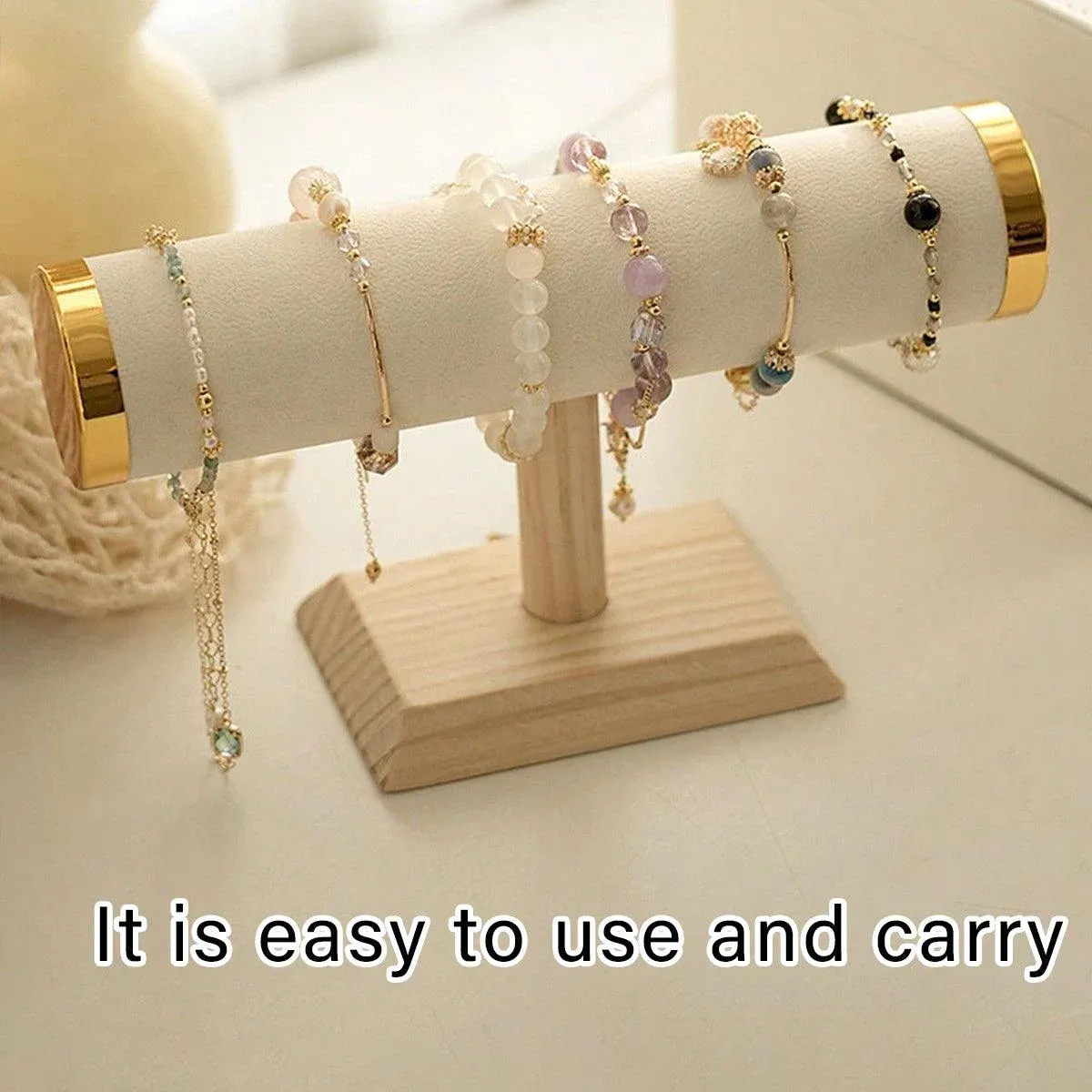 Jewellery Display Stand Bracelet Bangle Holder Storage Rack Desktop Organizer view 5