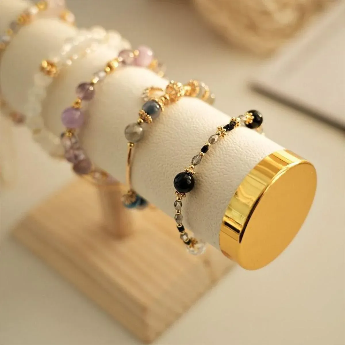 Jewellery Display Stand Bracelet Bangle Holder Storage Rack Desktop Organizer view 9