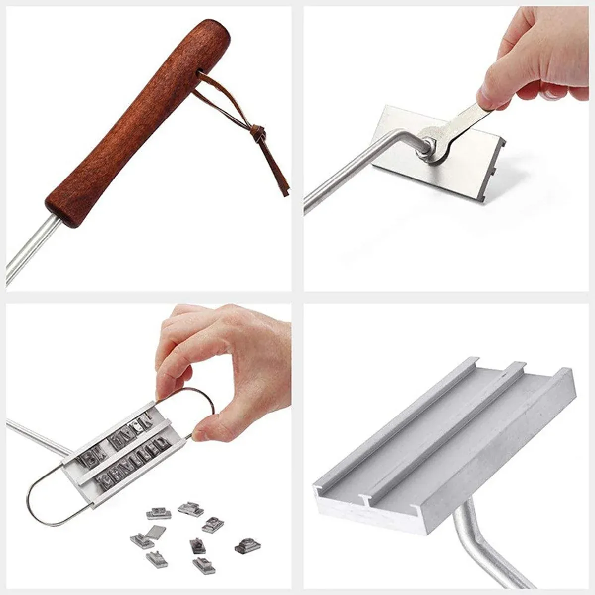 Alphabet Fire Branding Barbecue Grill Tool Custom Branding Iron for BBQ Meat view 13