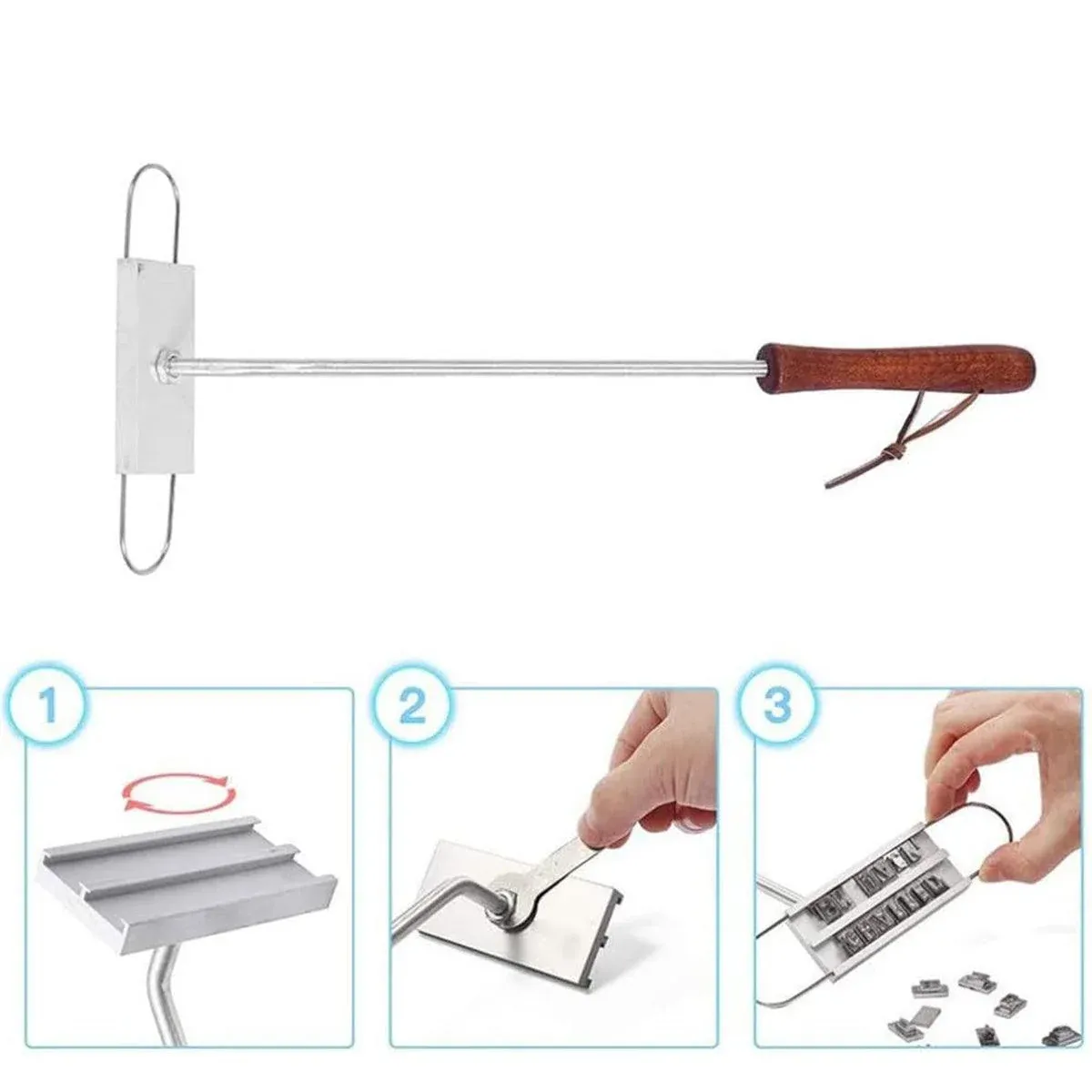 Alphabet Fire Branding Barbecue Grill Tool Custom Branding Iron for BBQ Meat view 14