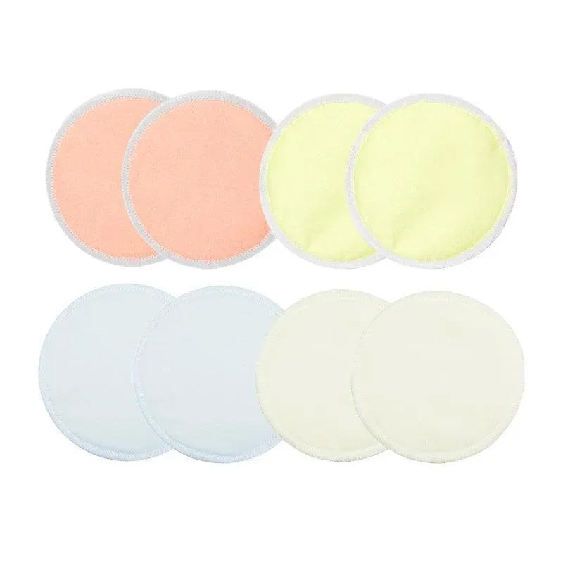 Bamboo Reusable Breast Pads Nursing Breastfeeding Plain Washable Pack of